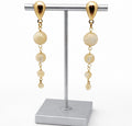 4-Drop Mother of Pearl Earrings
