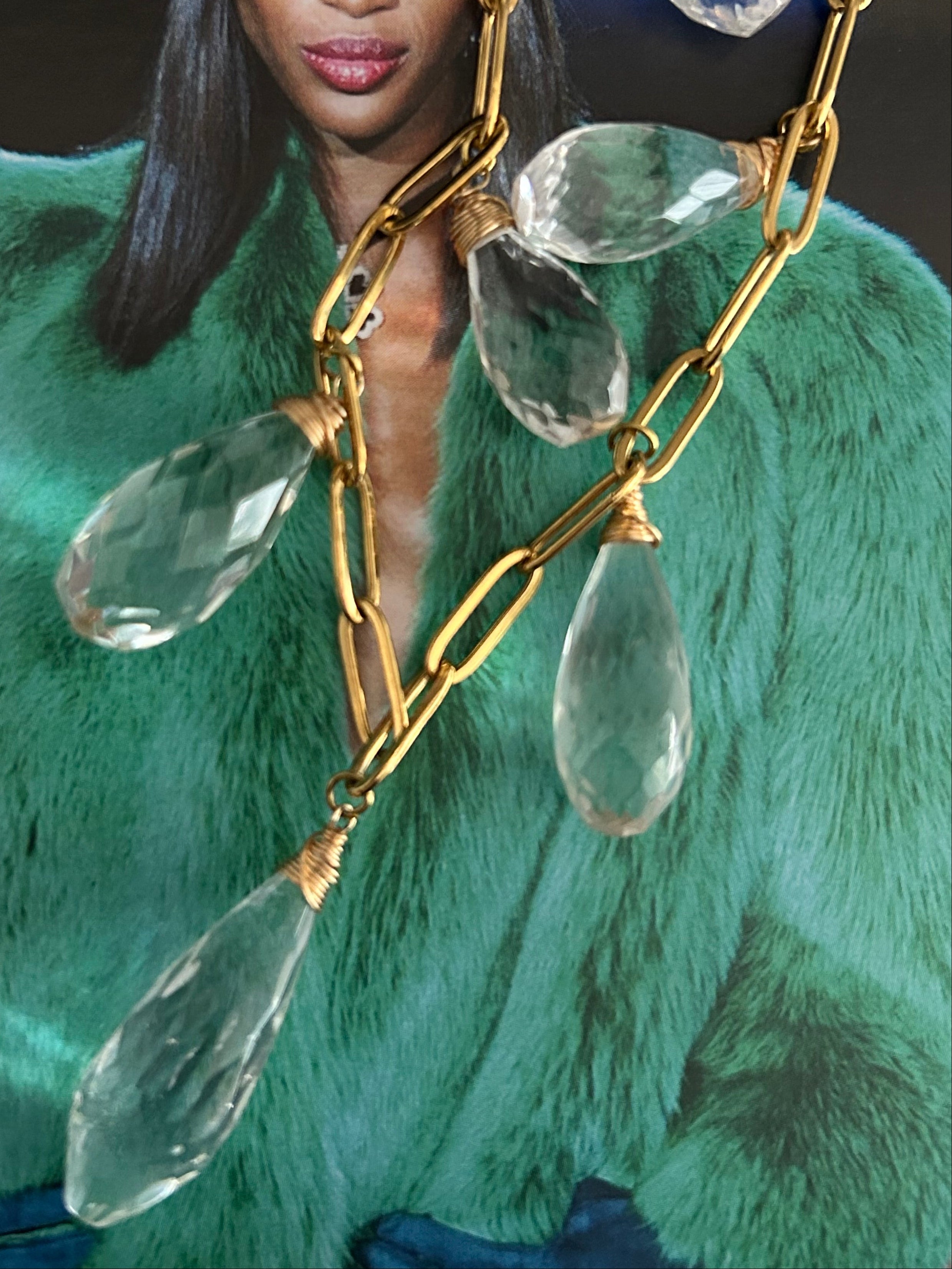 Clear Quartz on 14ct Gold Filled