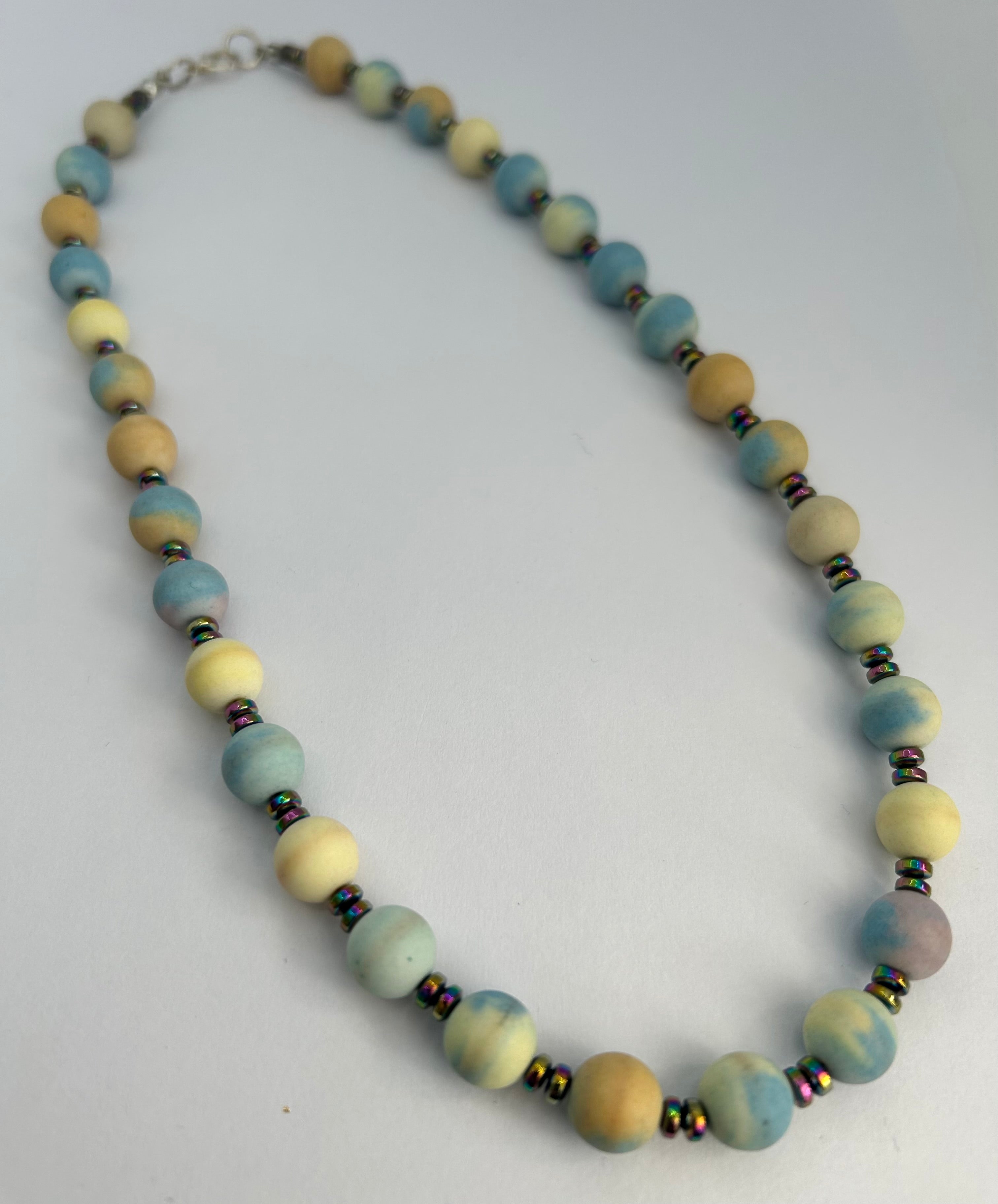 Sherbert Jasper Beaded Necklace