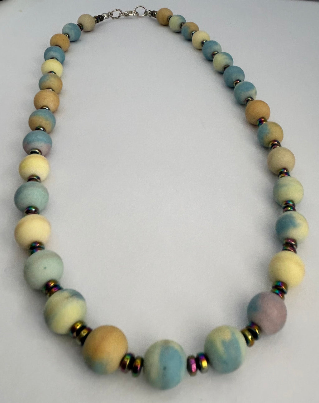 Sherbert Jasper Beaded Necklace