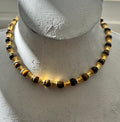Tigers Eye & Brass Necklace
