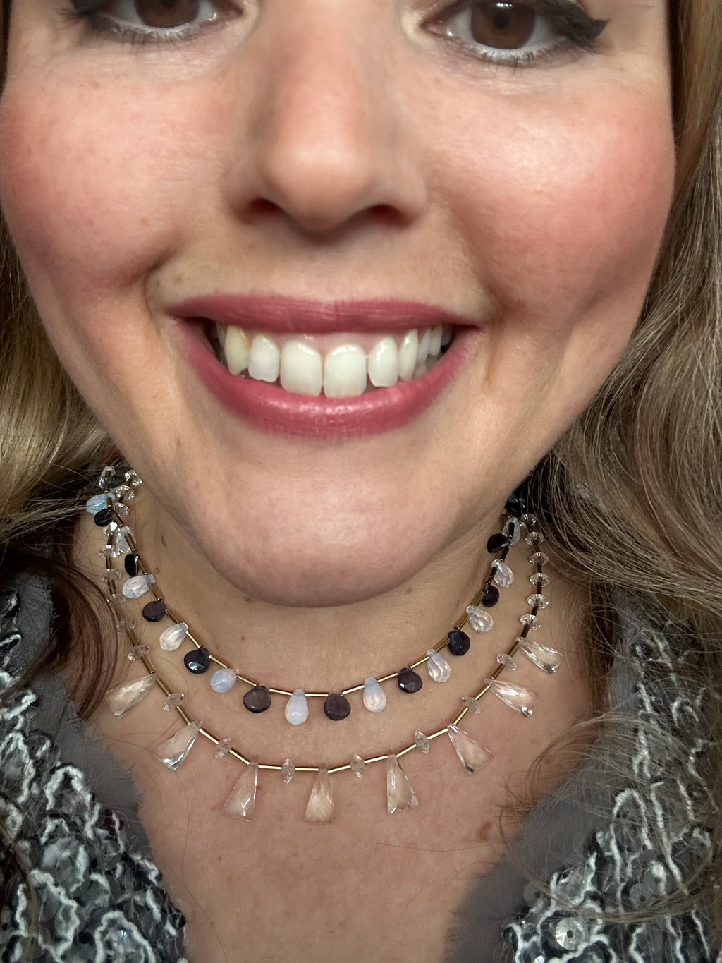 Iolite & Opalite Necklace