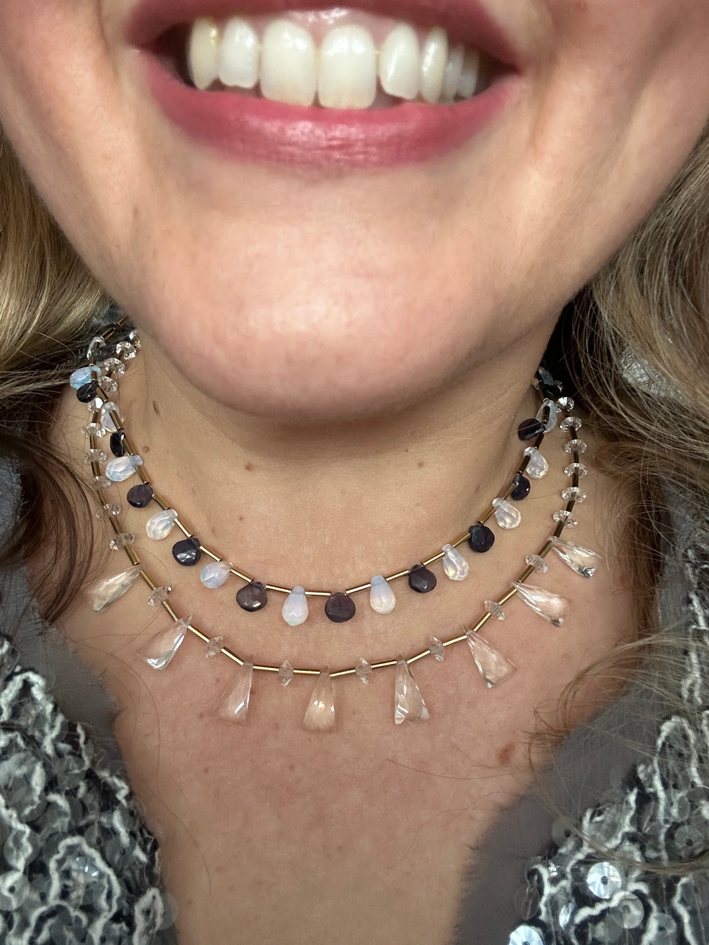 Iolite & Opalite Necklace