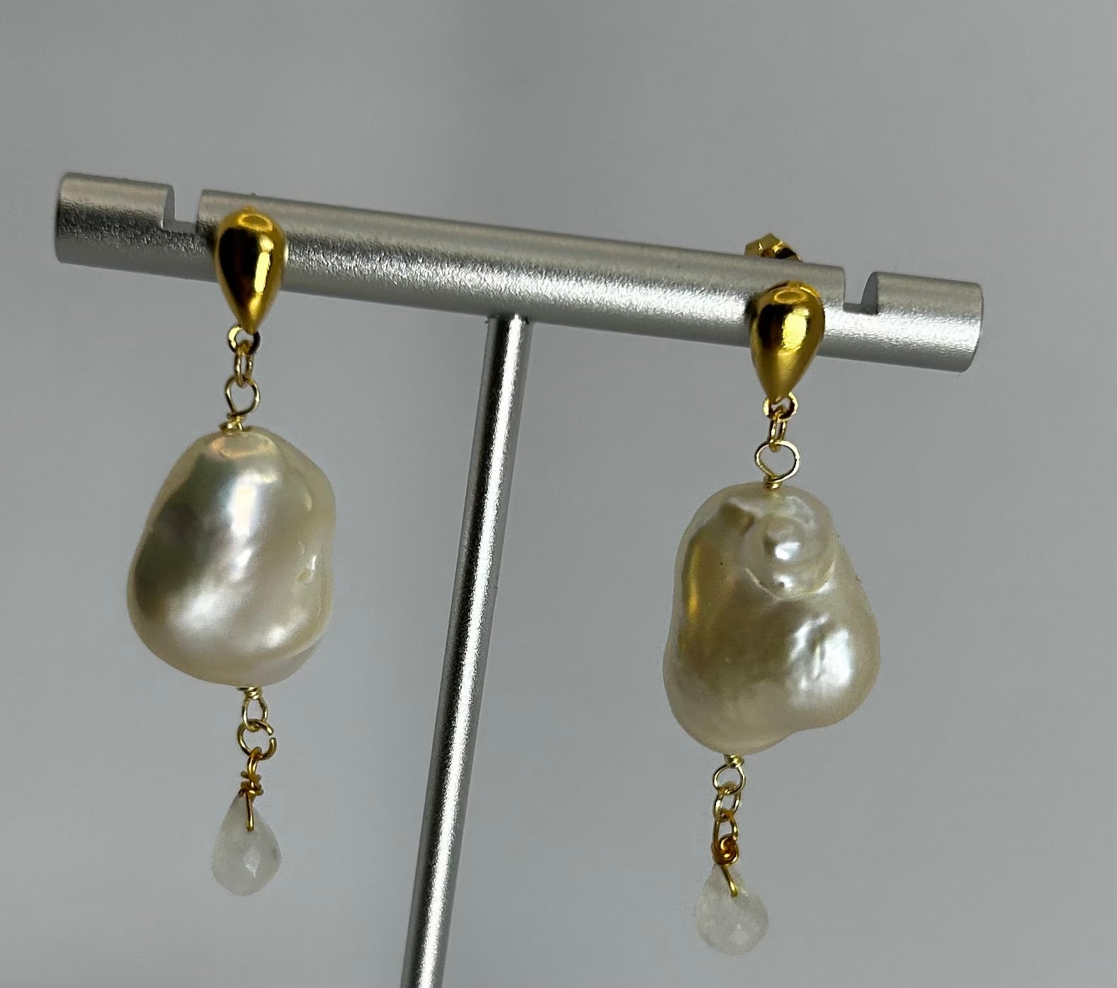 Pearl & Moonstone Earrings