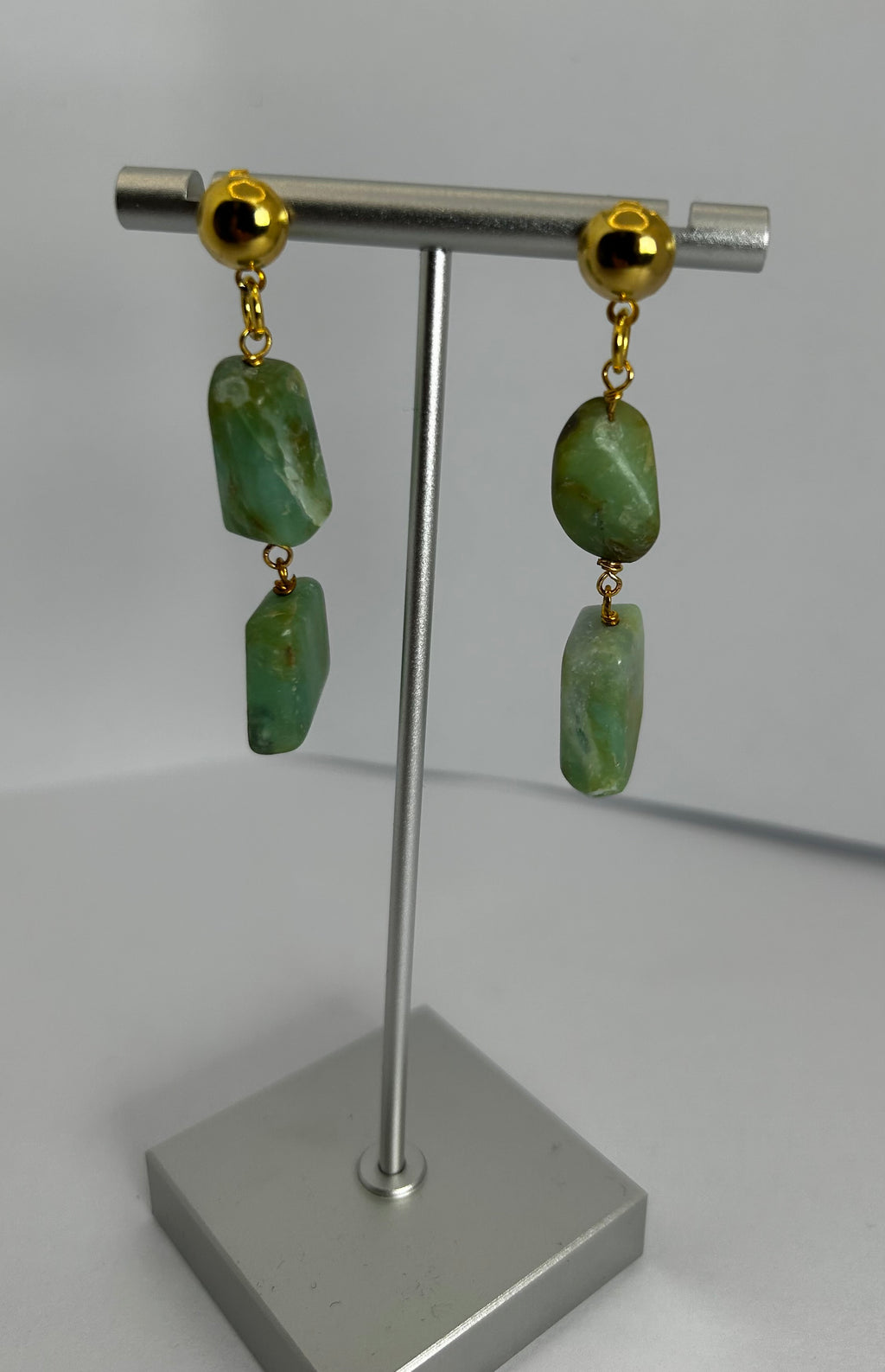 Blue Opal Earrings