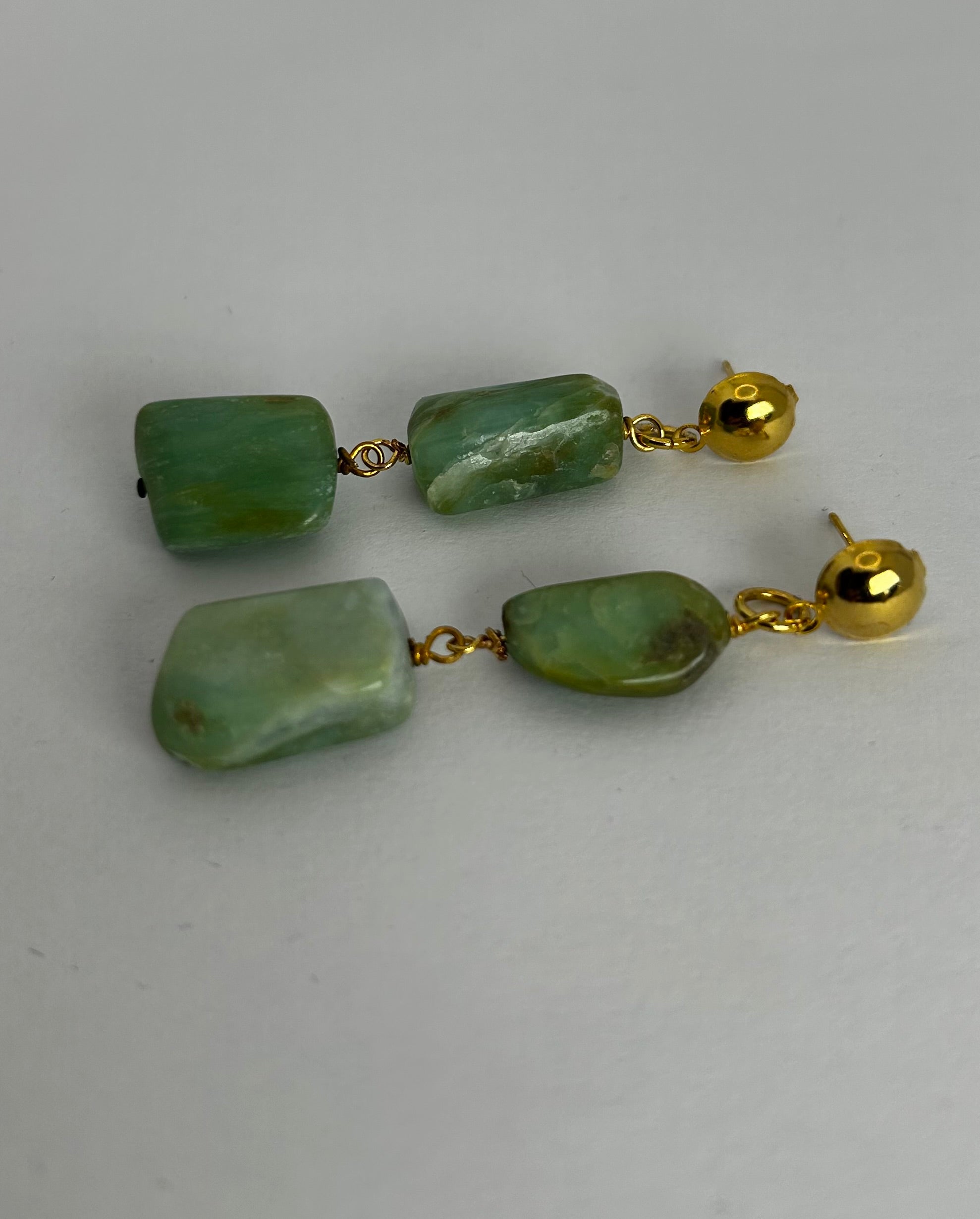 Blue Opal Earrings