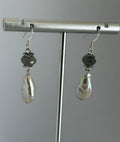 Pearl & Labradorite Sterling Silver Earrings