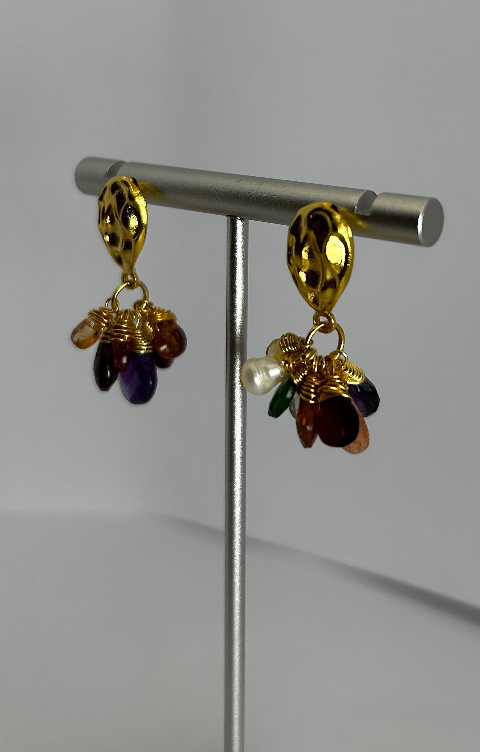 Mixed Gem Earrings - Option 2