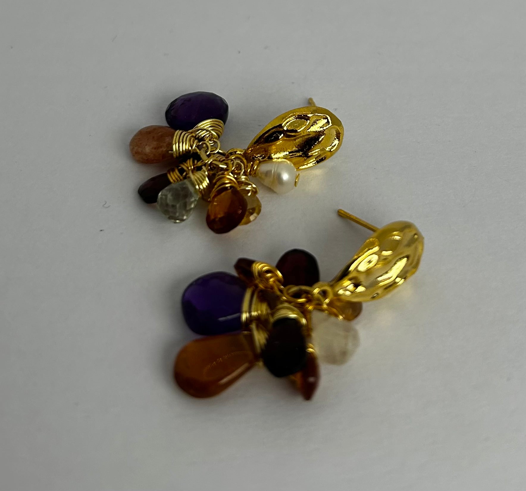 Mixed Gem Earrings - Option 2
