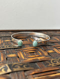 Amazonite Silver Plated Bangle