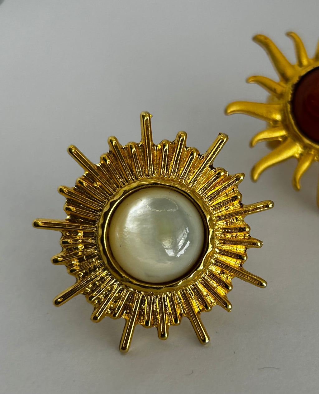 Mother of Pearl Sun Ring