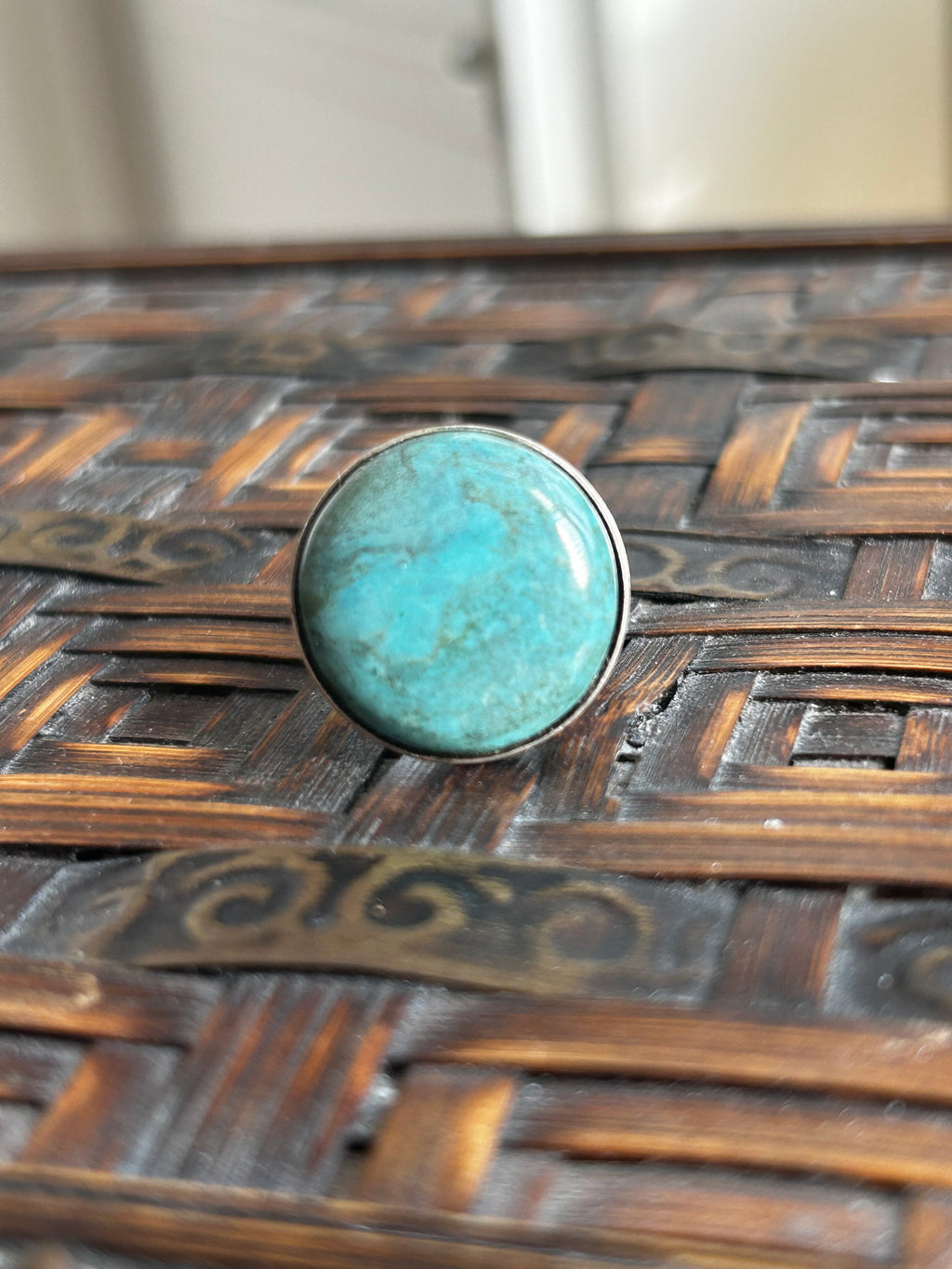 Turquoise on Sterling Silver Ring