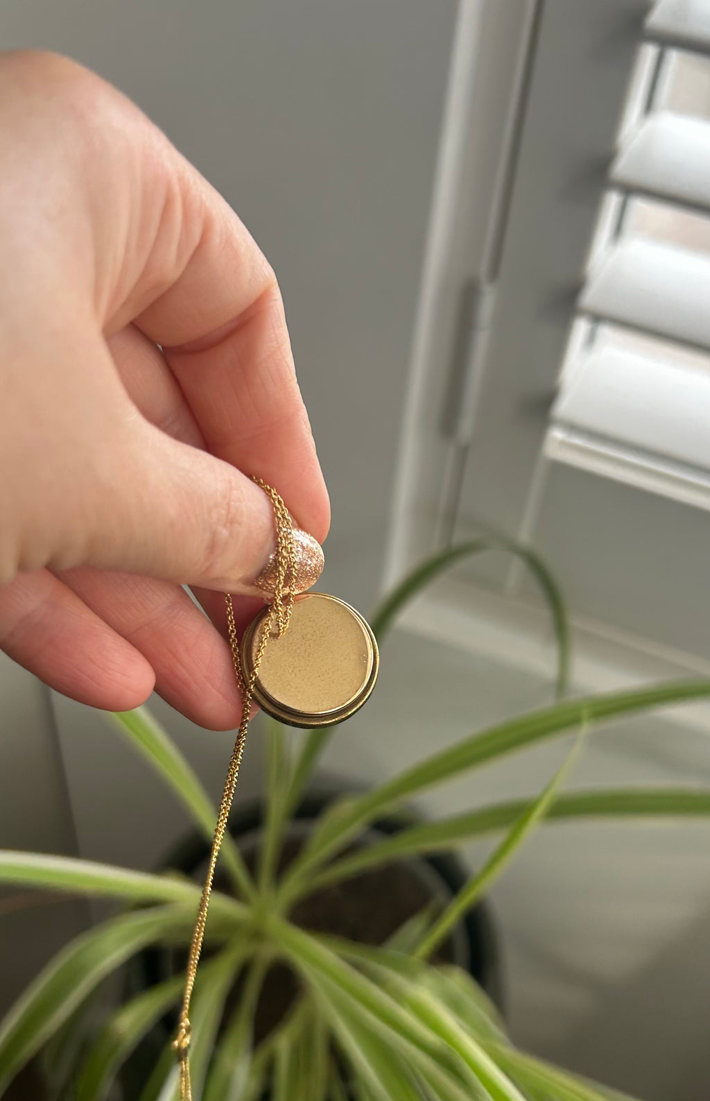 Vintage Gucci Button on 14ct Gold Filled Necklace