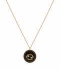 Vintage Gucci Button on 14ct Gold Filled Necklace