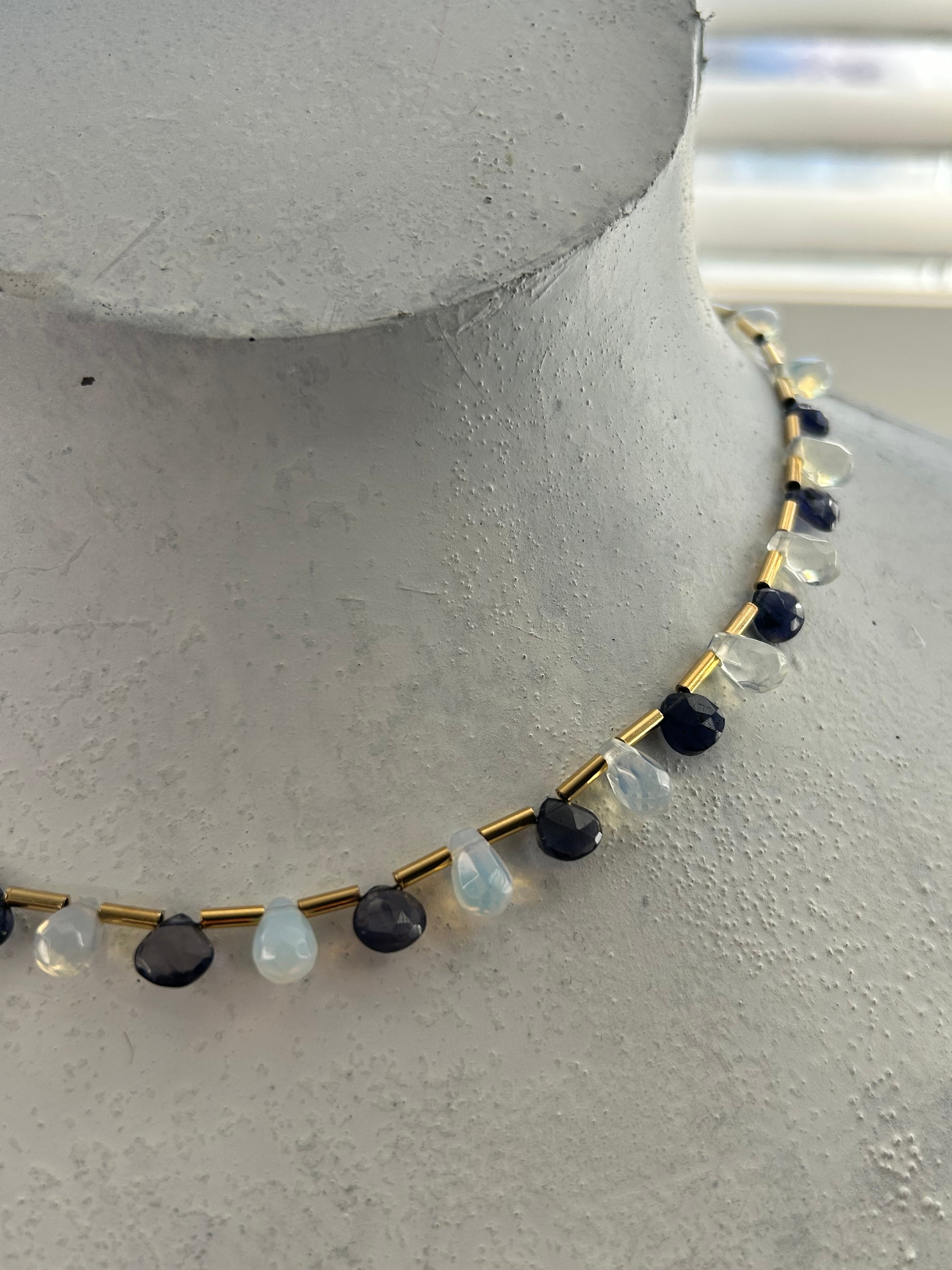 Iolite & Opalite Necklace