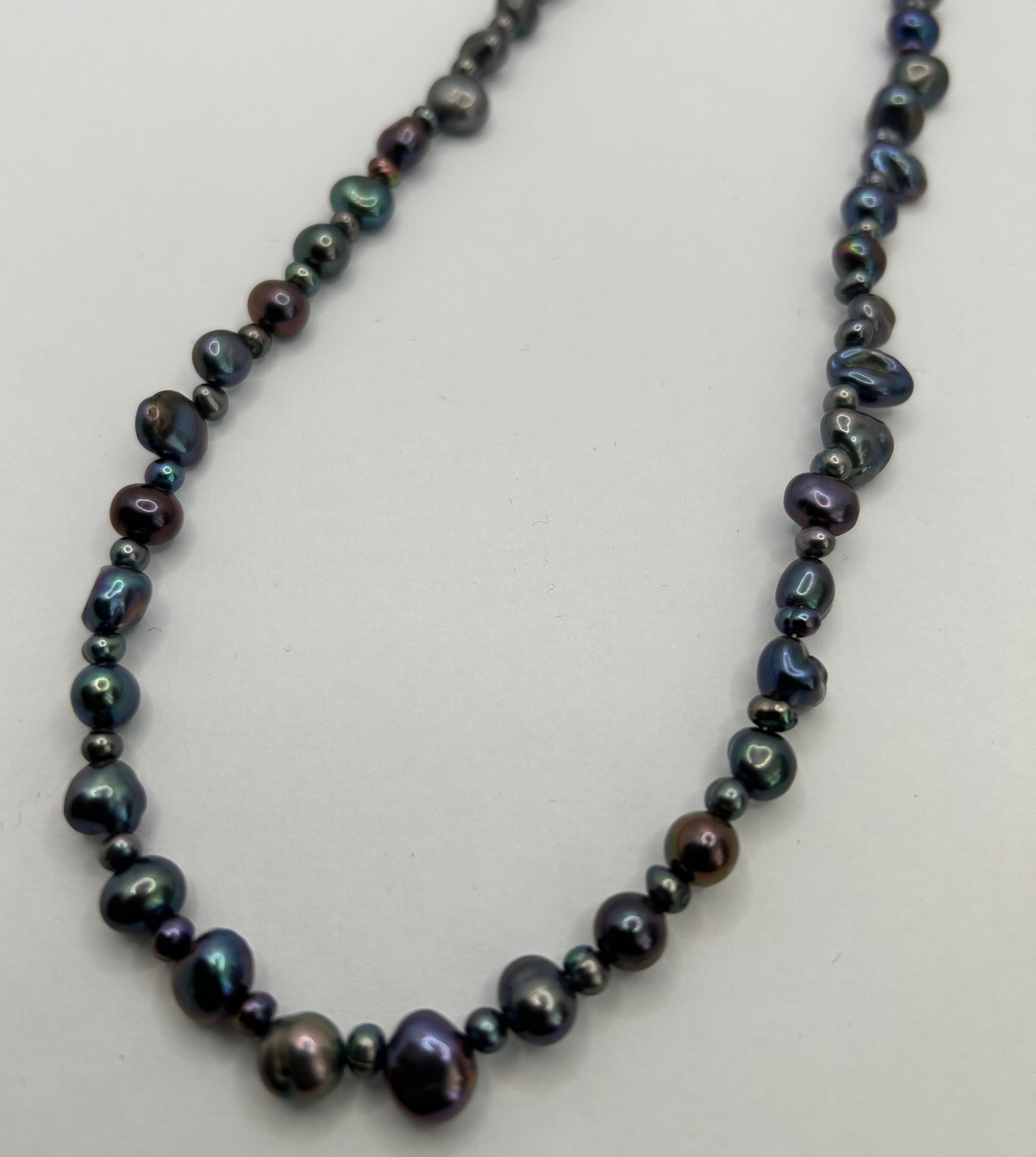 Irregular Peacock Freshwater Pearl Necklace