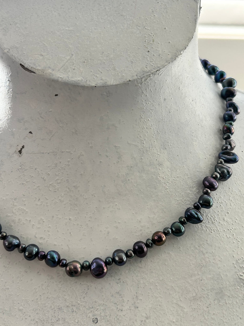 Irregular Peacock Freshwater Pearl Necklace