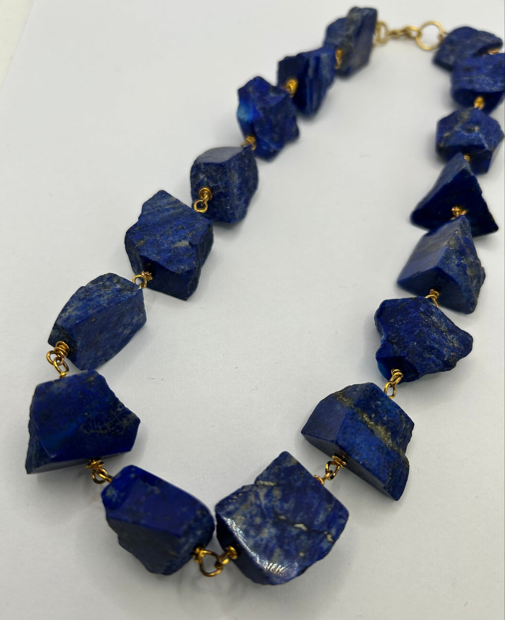 Lapis Raw Rock Necklace