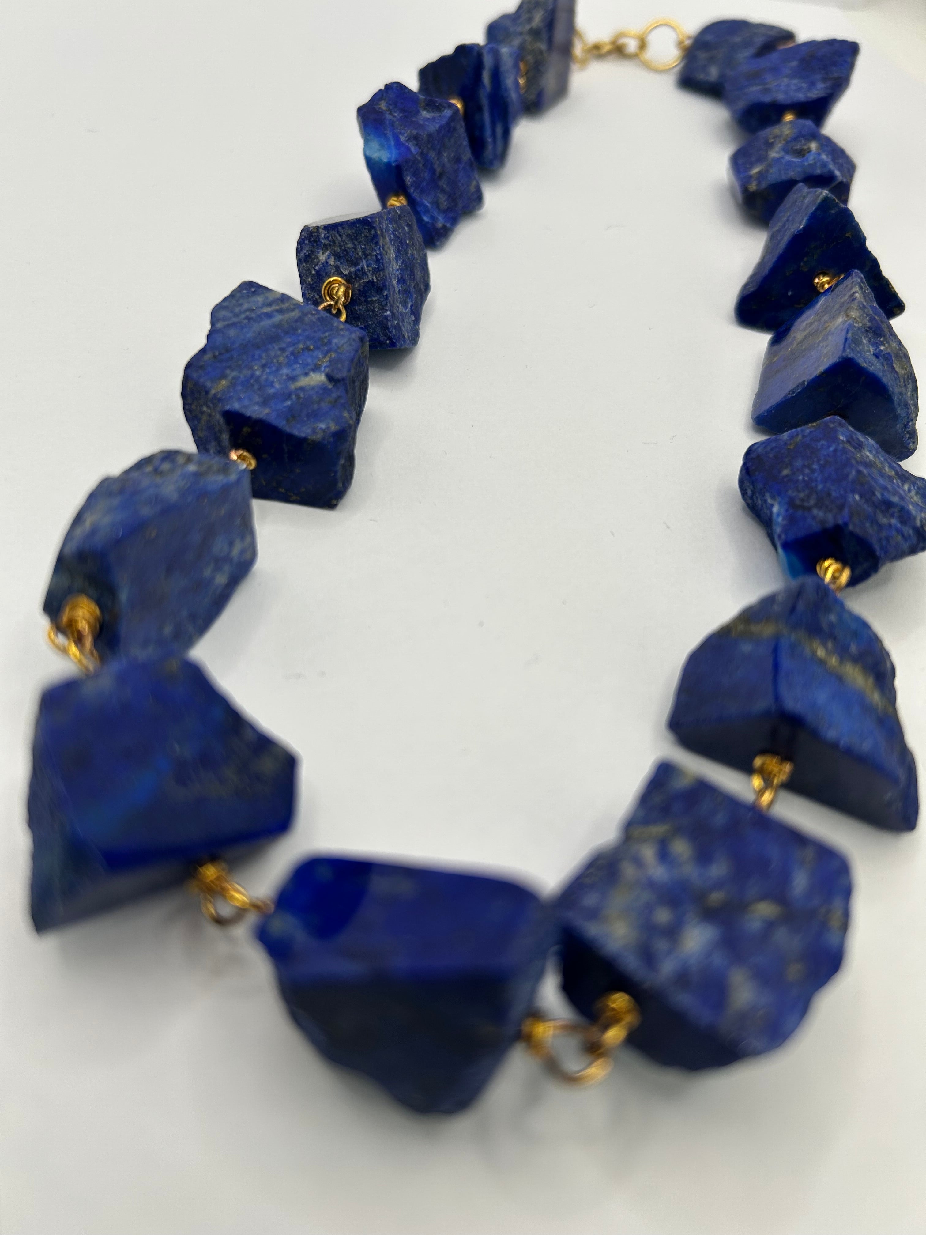 Lapis Raw Rock Necklace
