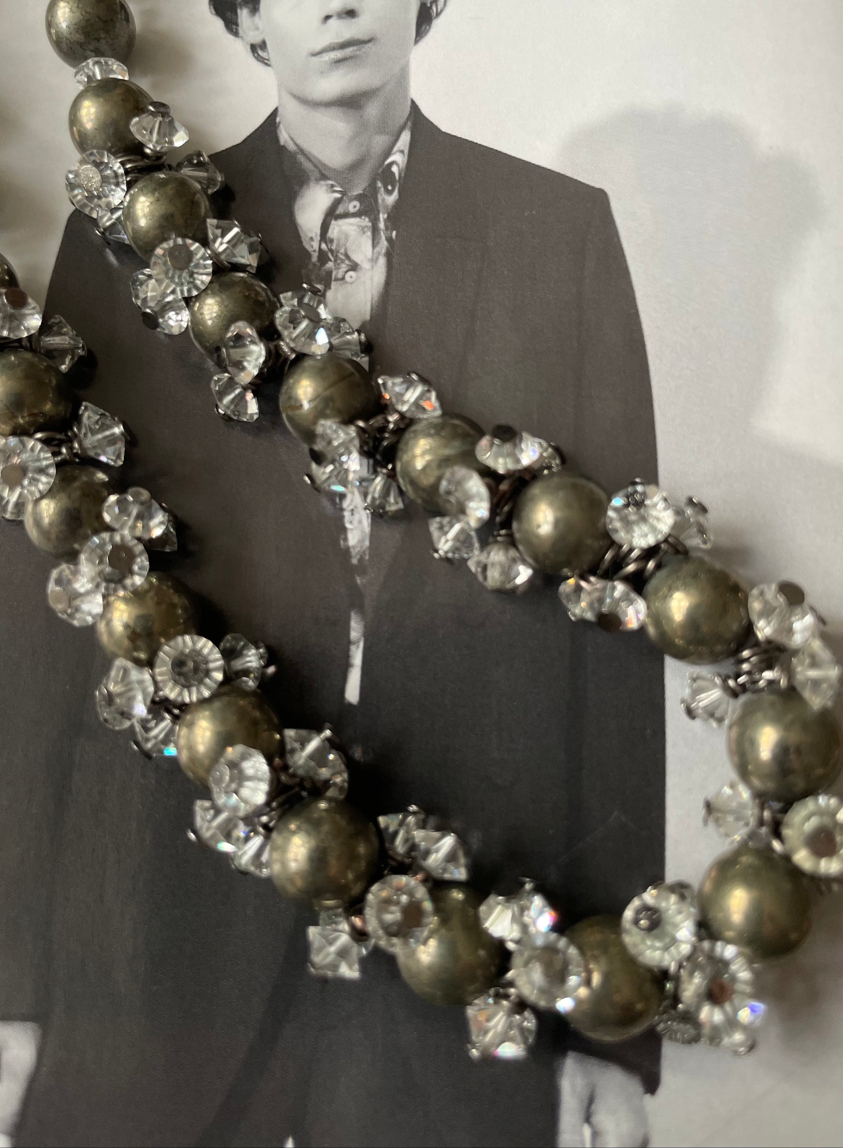 Pyrite Spike Necklace