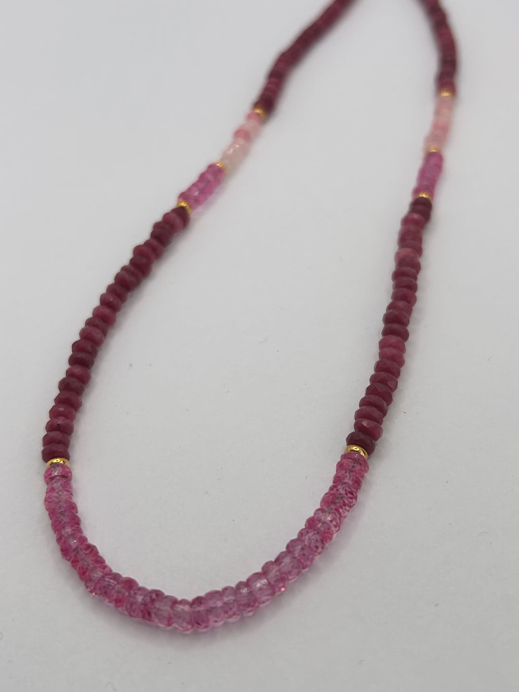 Pink Topaz Necklace