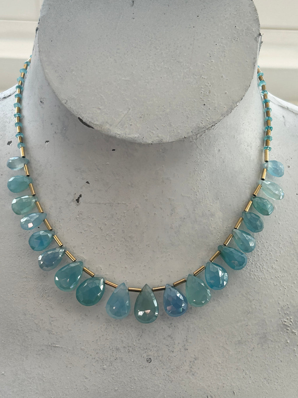 Blue Chalcedony Necklace