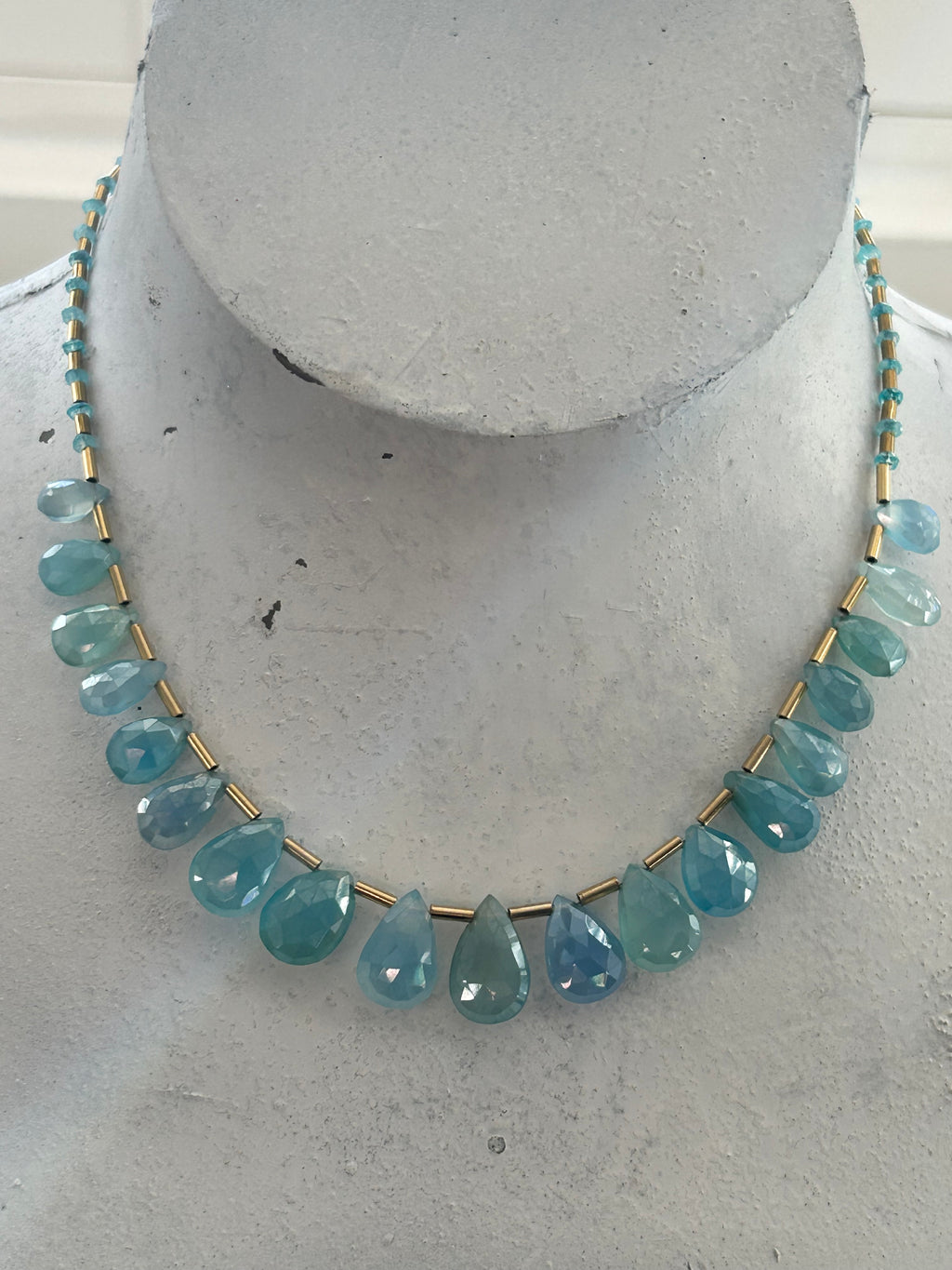 Blue Chalcedony Necklace