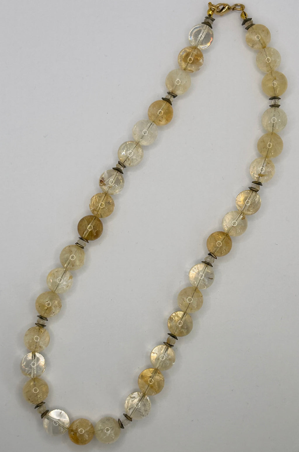 Citrine & Hematite Necklace