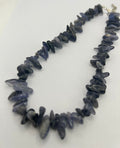 Iolite on Silver Plate