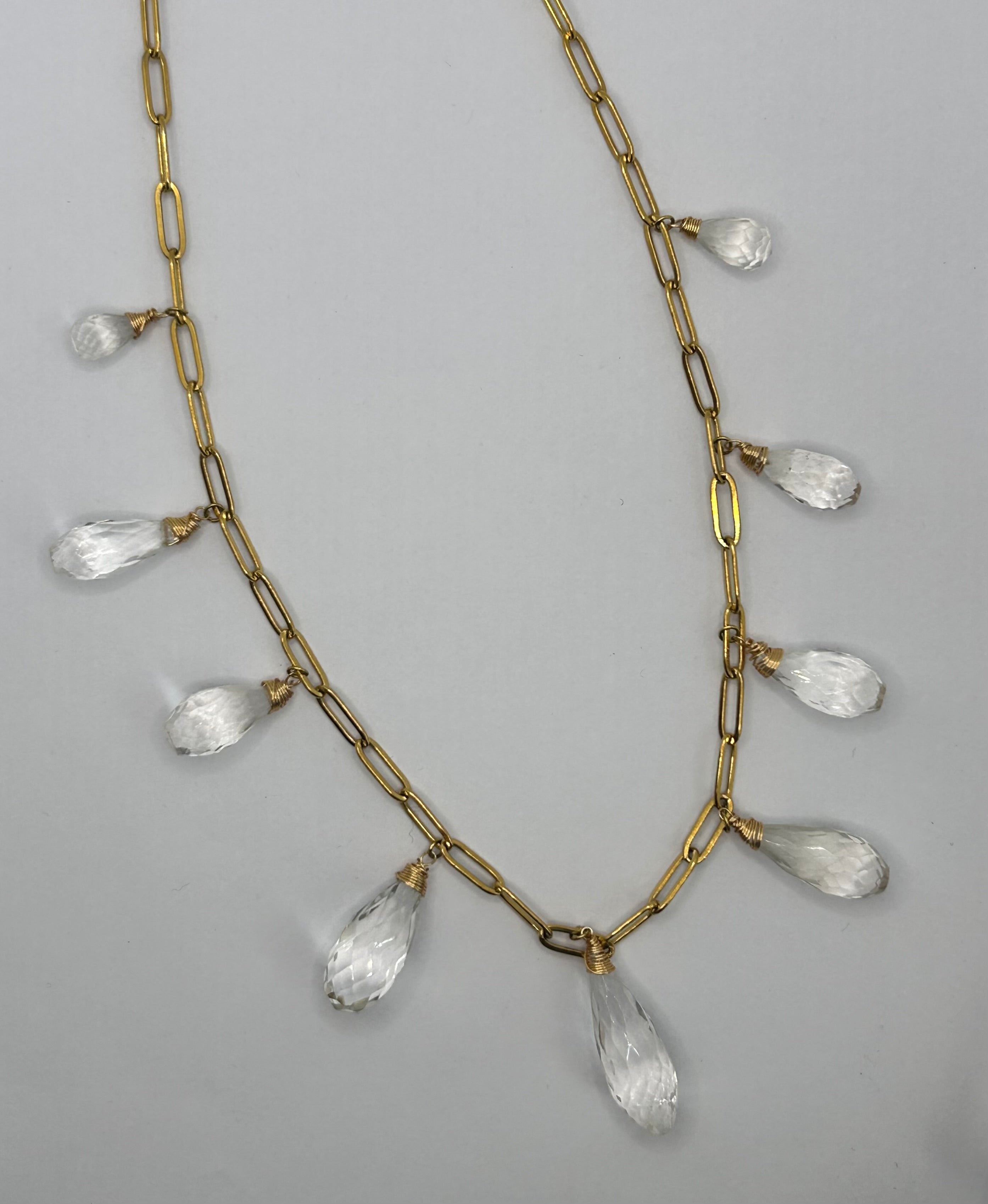 Clear Quartz on 14ct Gold Filled