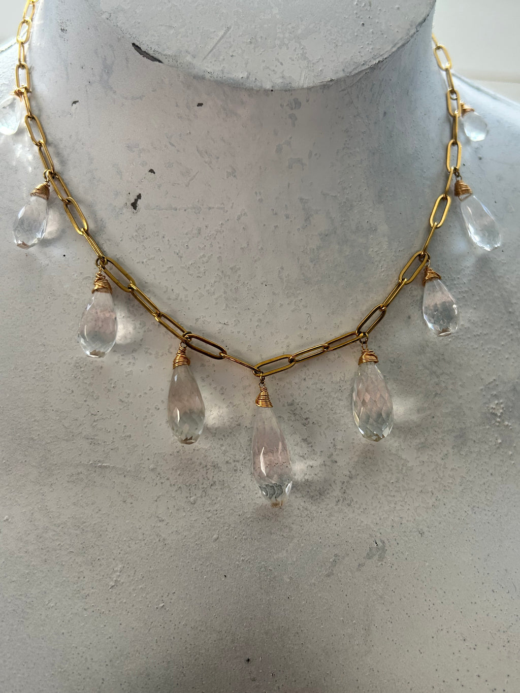Clear Quartz on 14ct Gold Filled