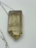 Smokey Citrine on Rhodium