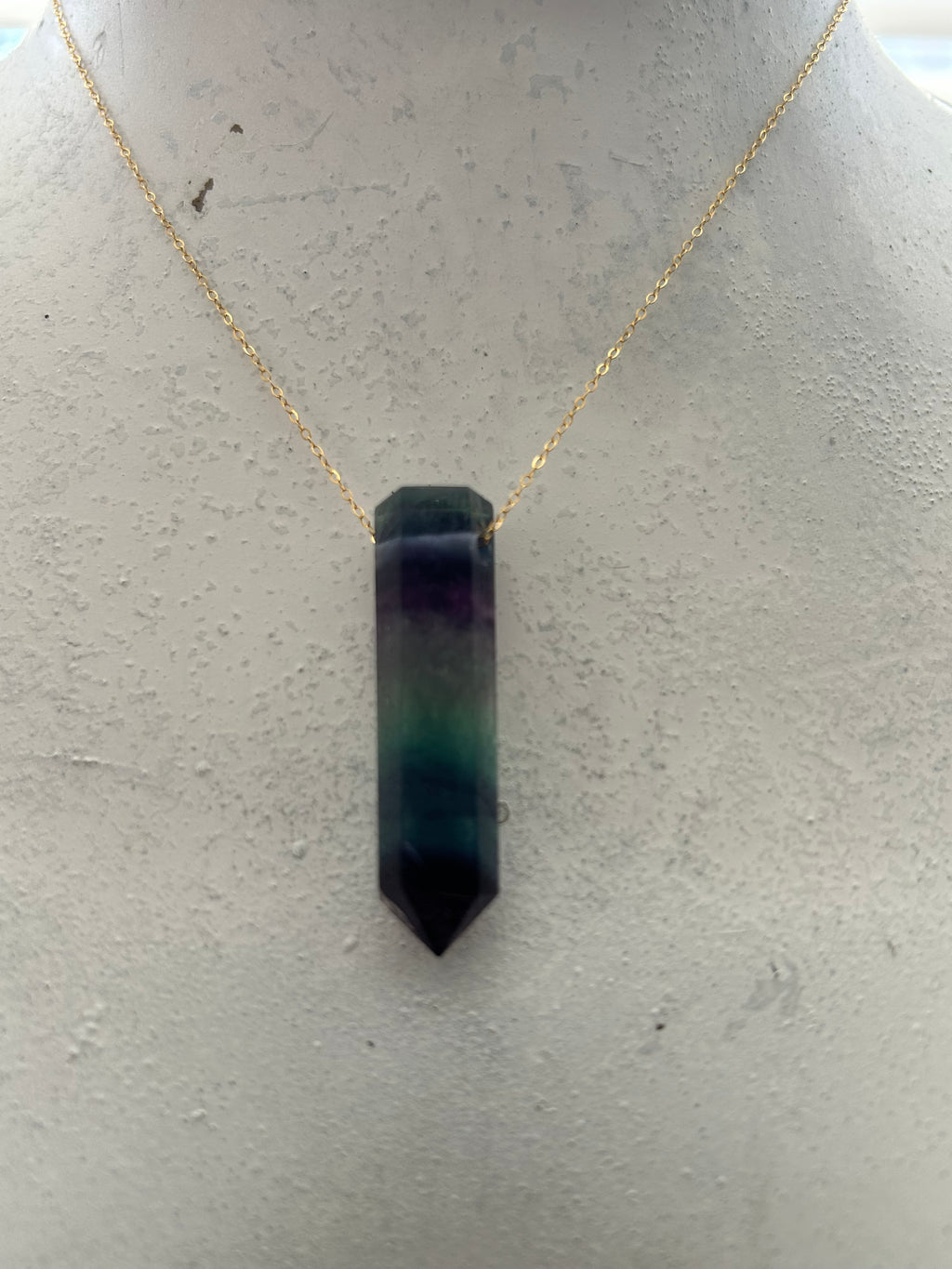 Fluorite on 14ct Gold Filled Chain