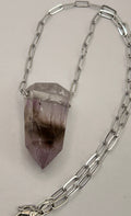 Smokey Amethyst on Rhodium