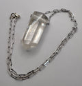 Clear Quartz on Rhodium