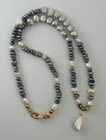 Pearl & Hematite Necklace