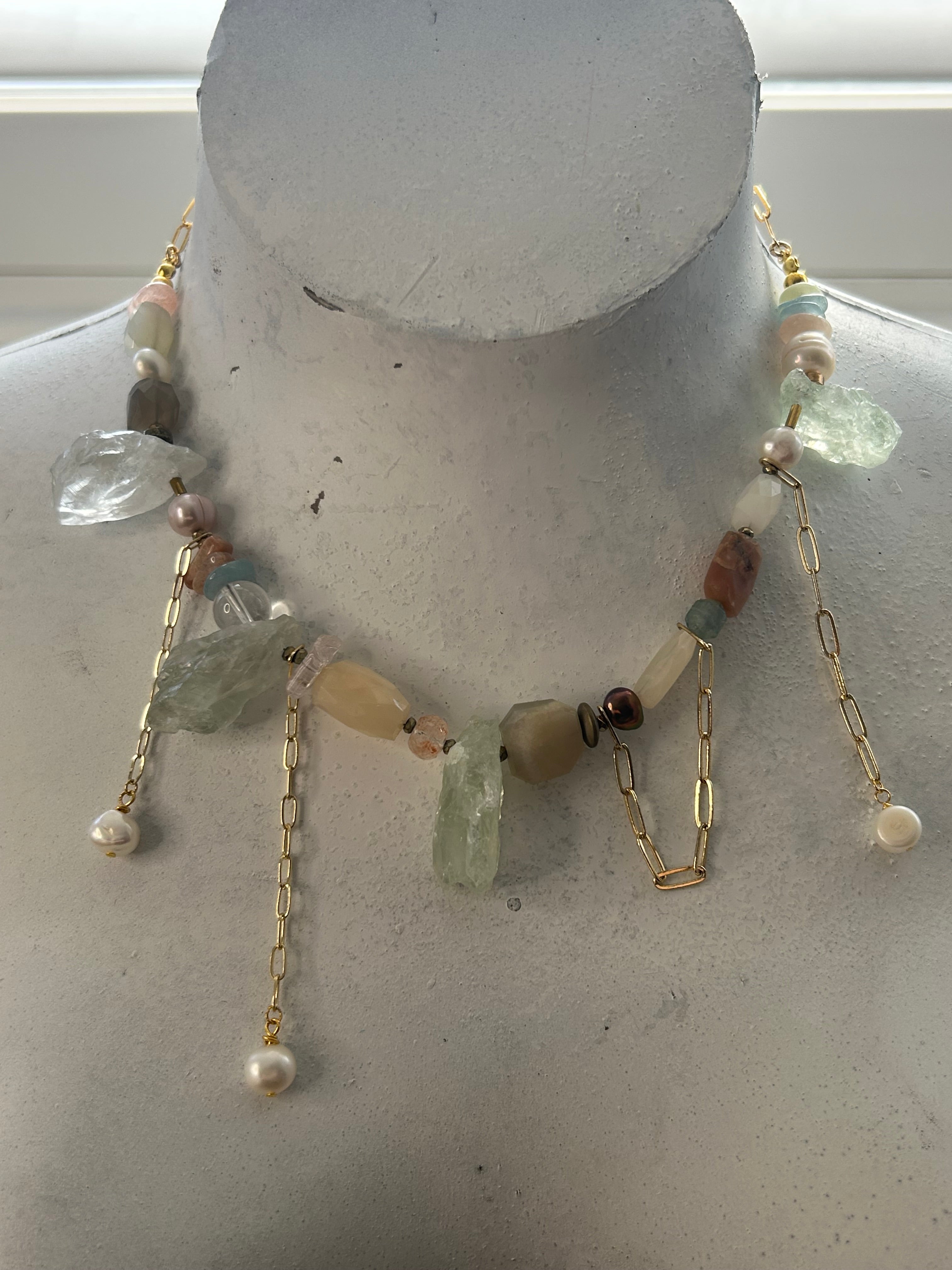Mixed Gemstone Necklace
