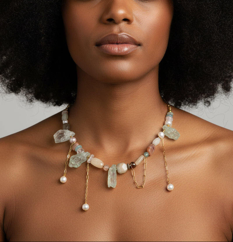 Mixed Gemstone Necklace