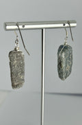 Raw Kyanite on Sterling Silver Hooks