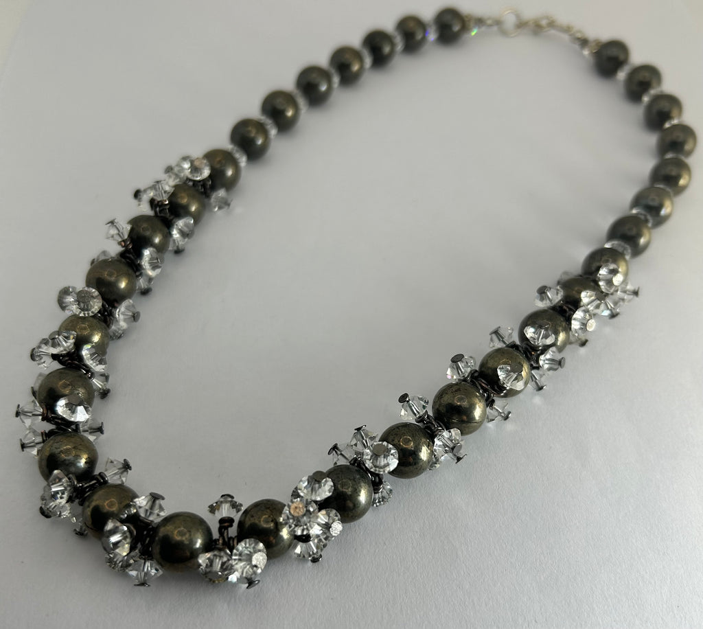 Pyrite Spike Necklace