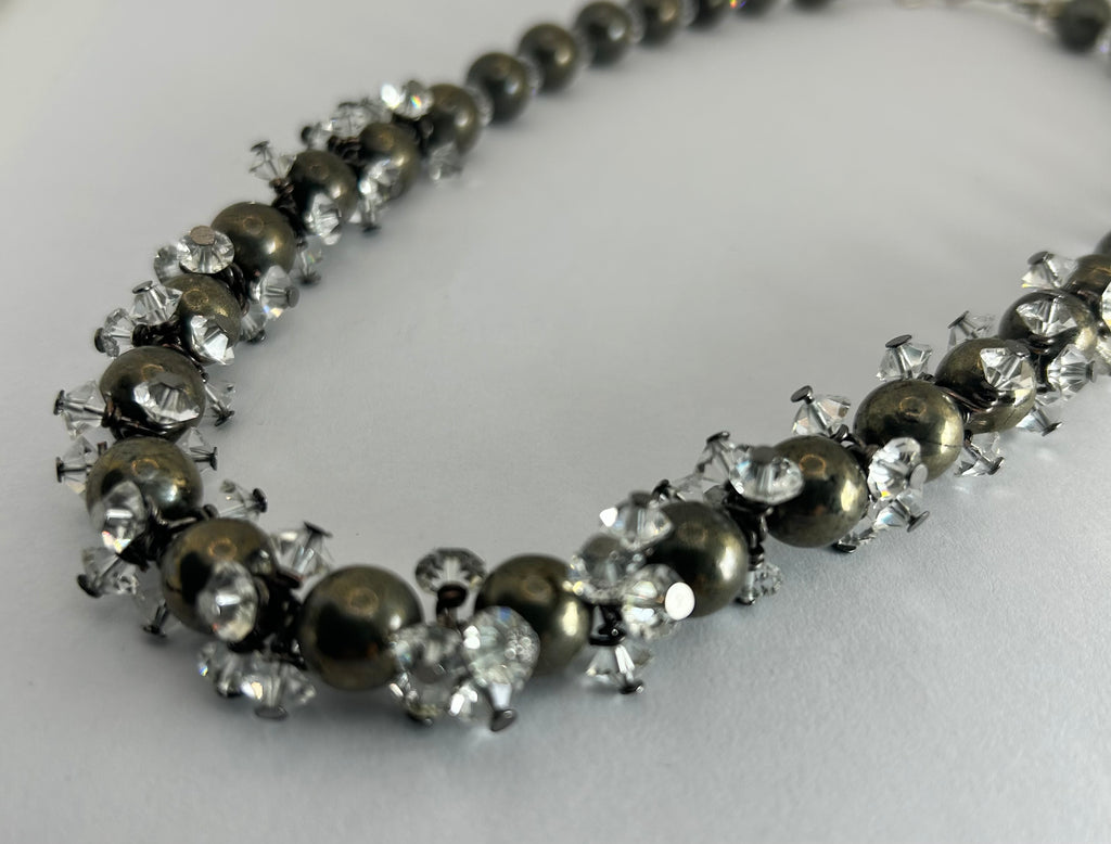 Pyrite Spike Necklace