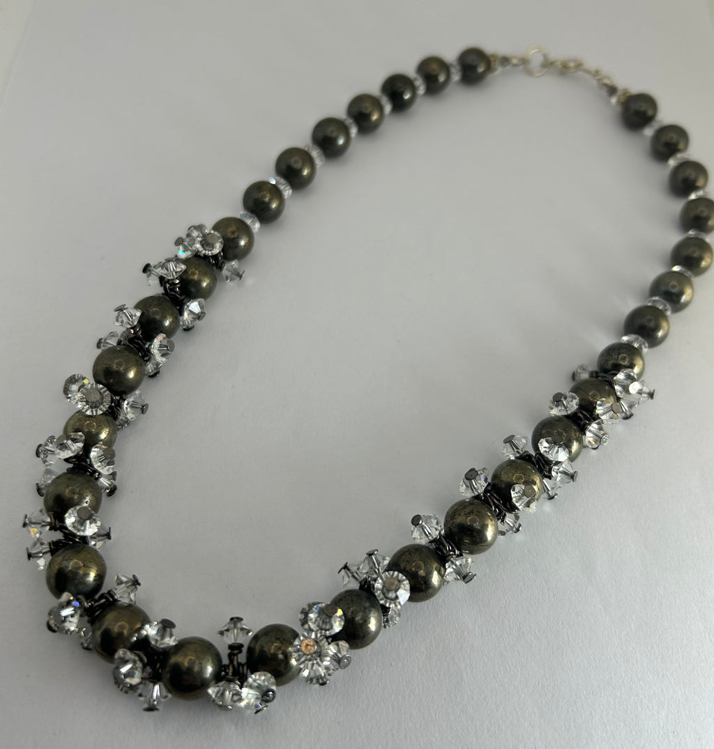 Pyrite Spike Necklace