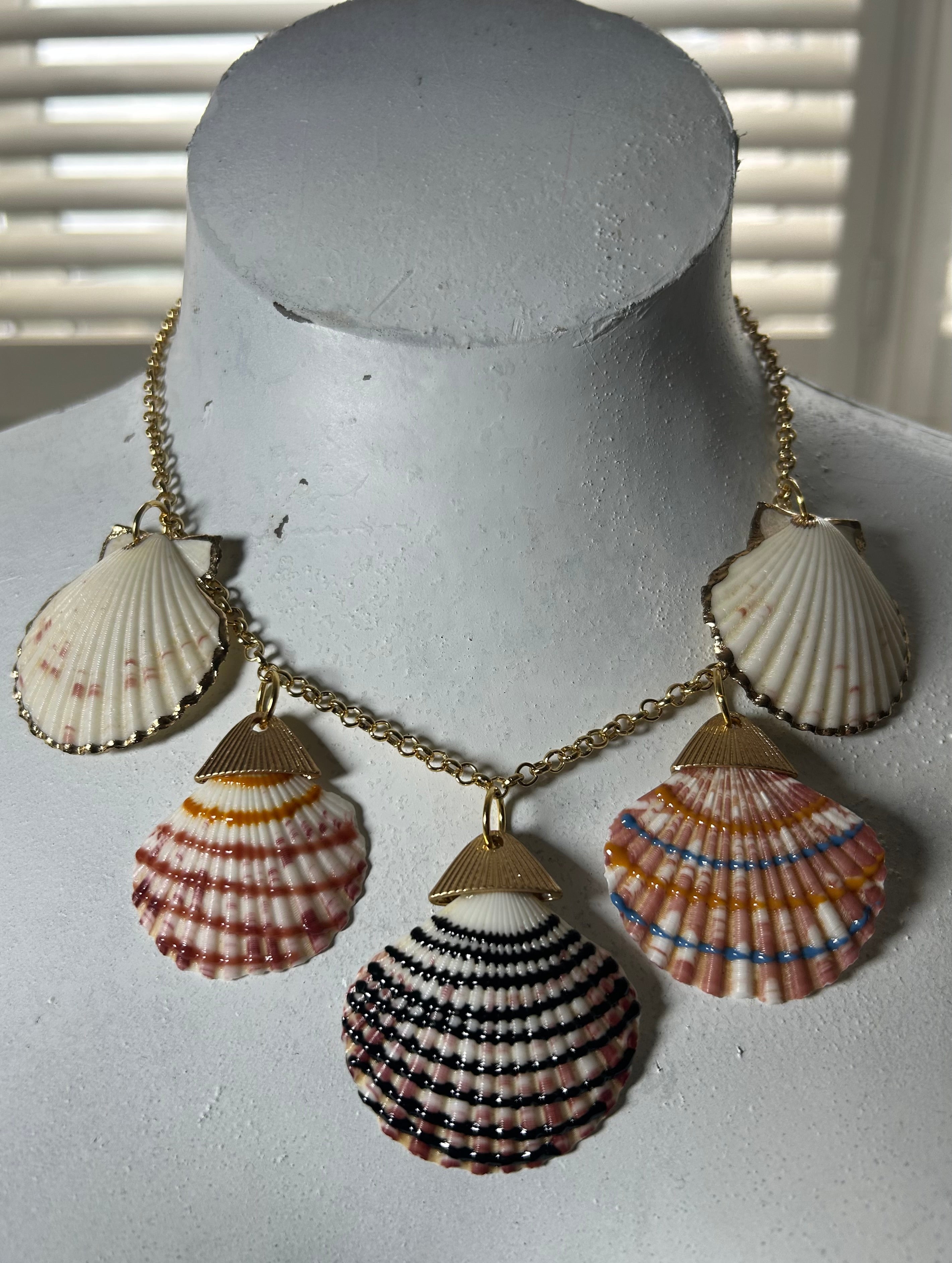 Multi Colour Shell Necklace