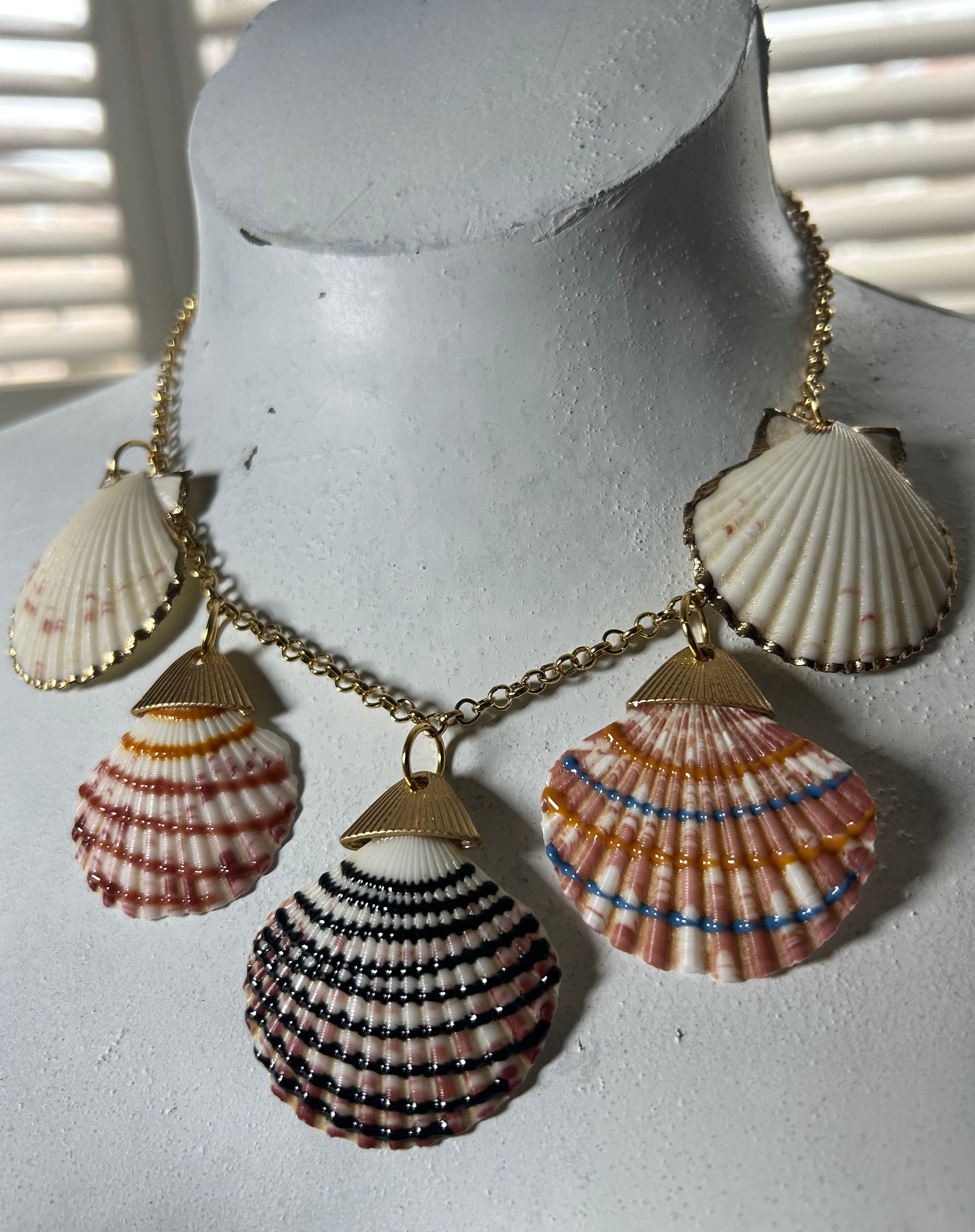 Multi Colour Shell Necklace