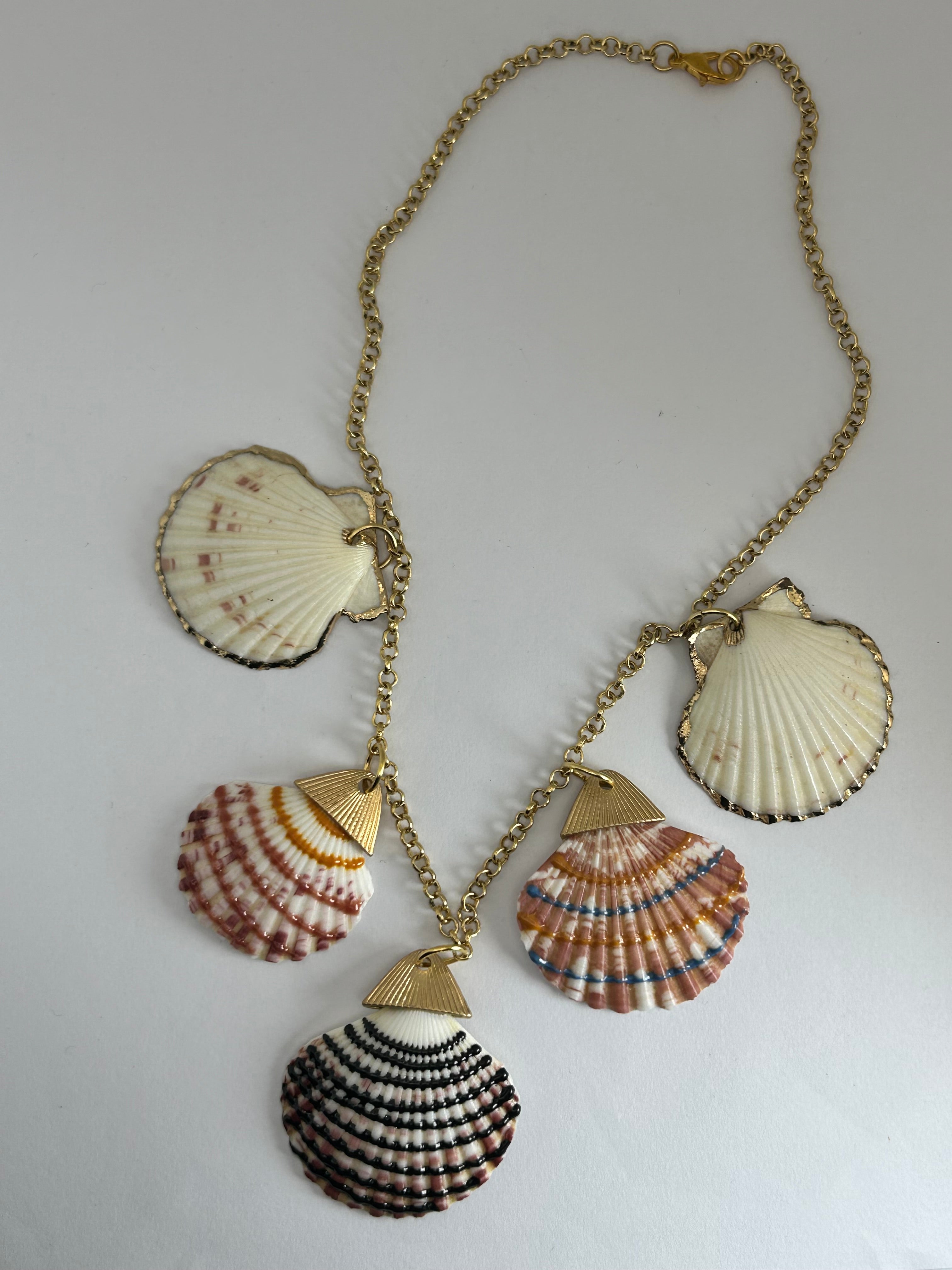 Multi Colour Shell Necklace