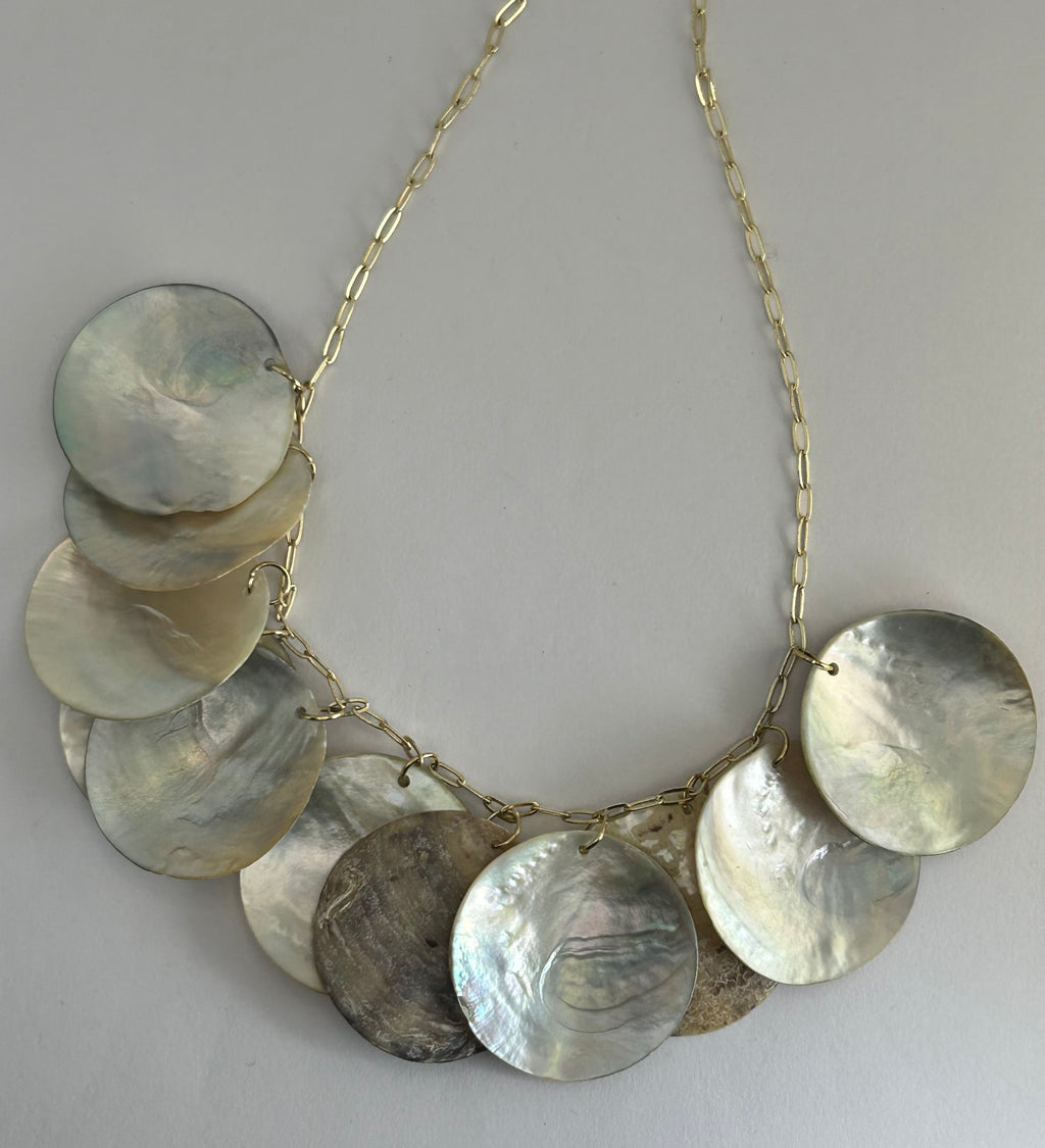 Shell Disc Necklace
