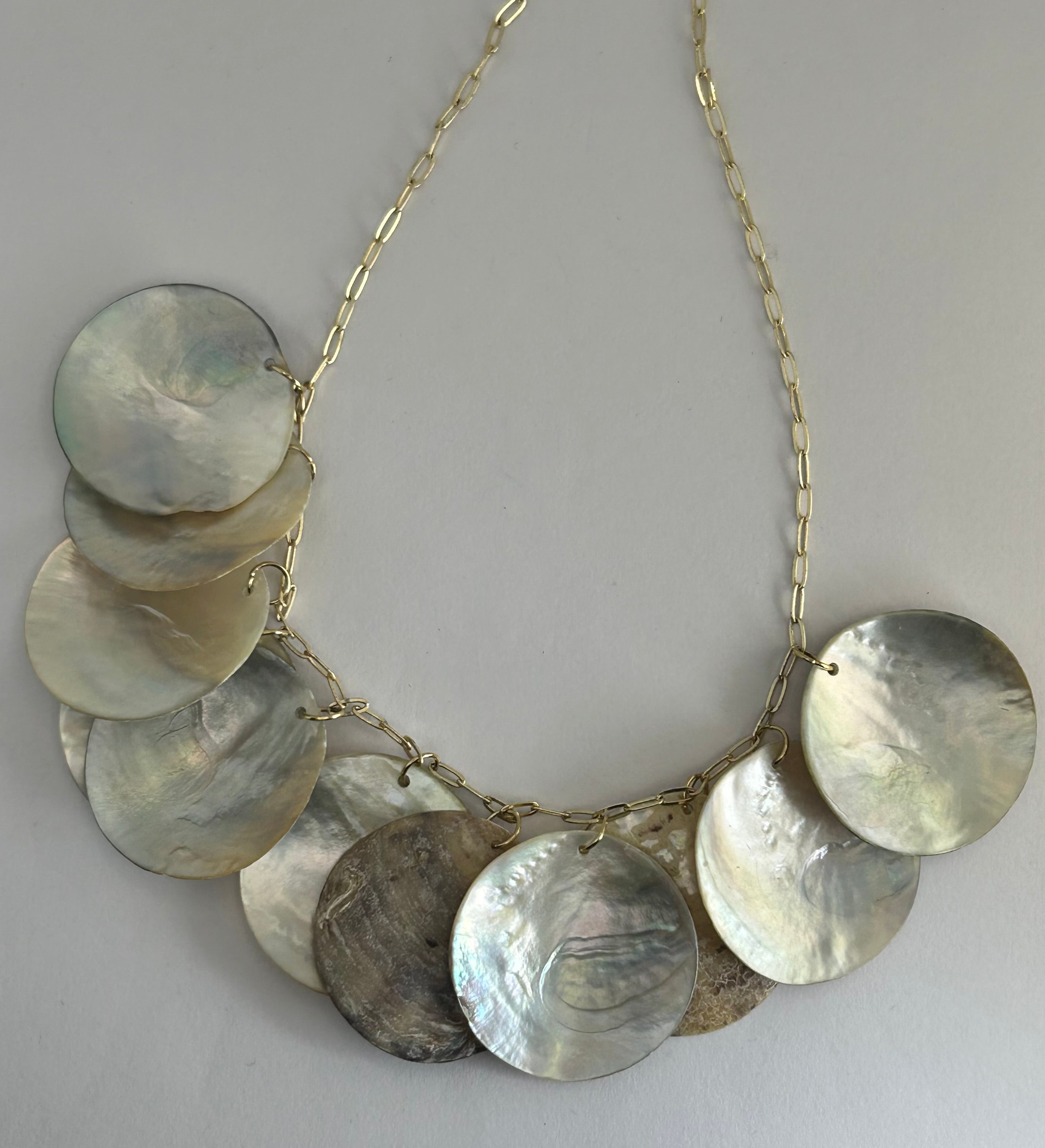 Shell Disc Necklace