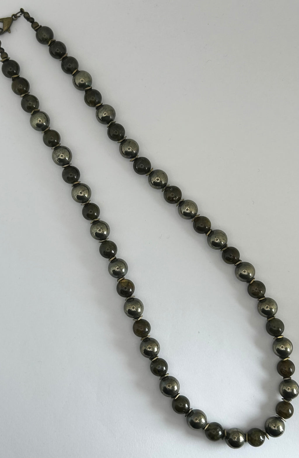 Pyrite, Labradorite & Hematite Necklace