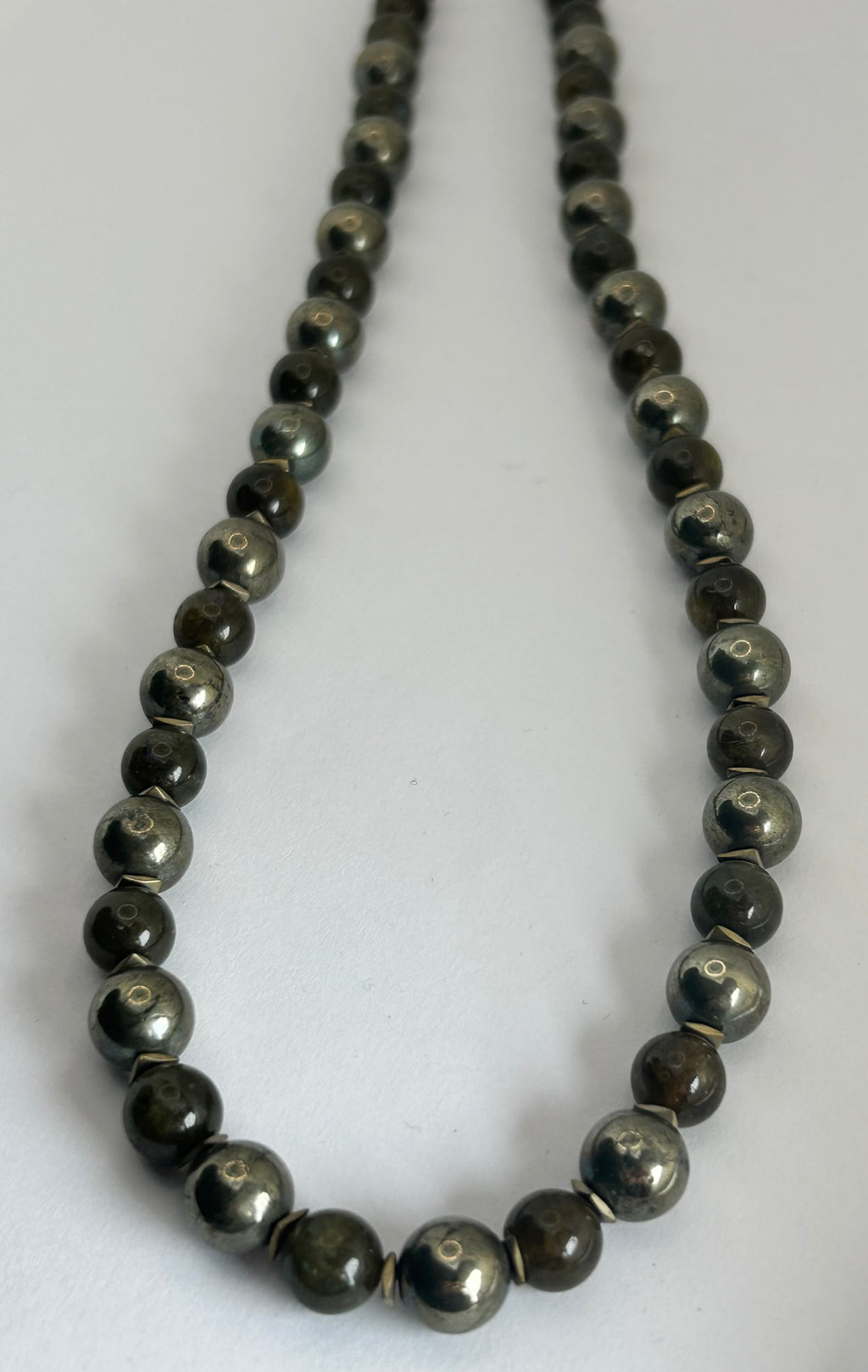 Pyrite, Labradorite & Hematite Necklace