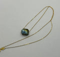 Rainbow Labradorite (12) on 14ct Gold Filled Chain Necklace